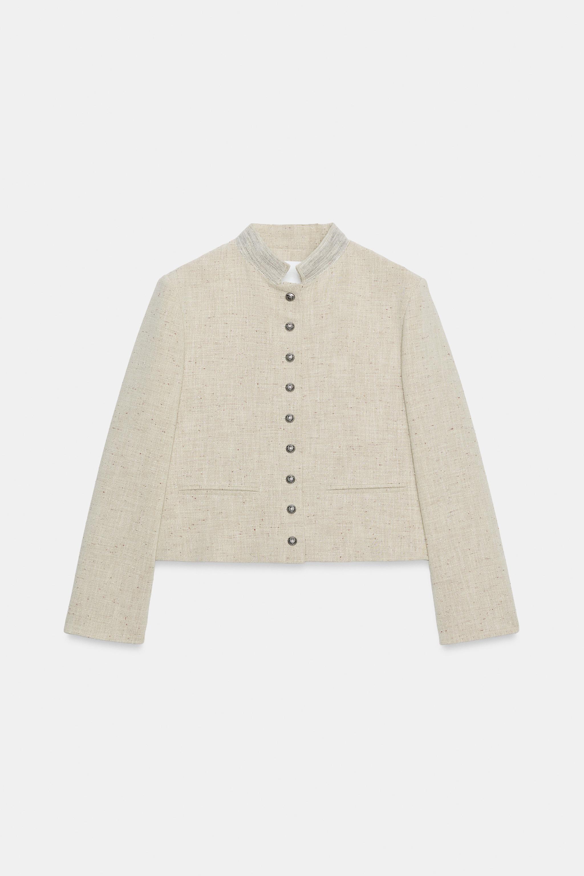 PLEATED BLAZER ZW COLLECTION